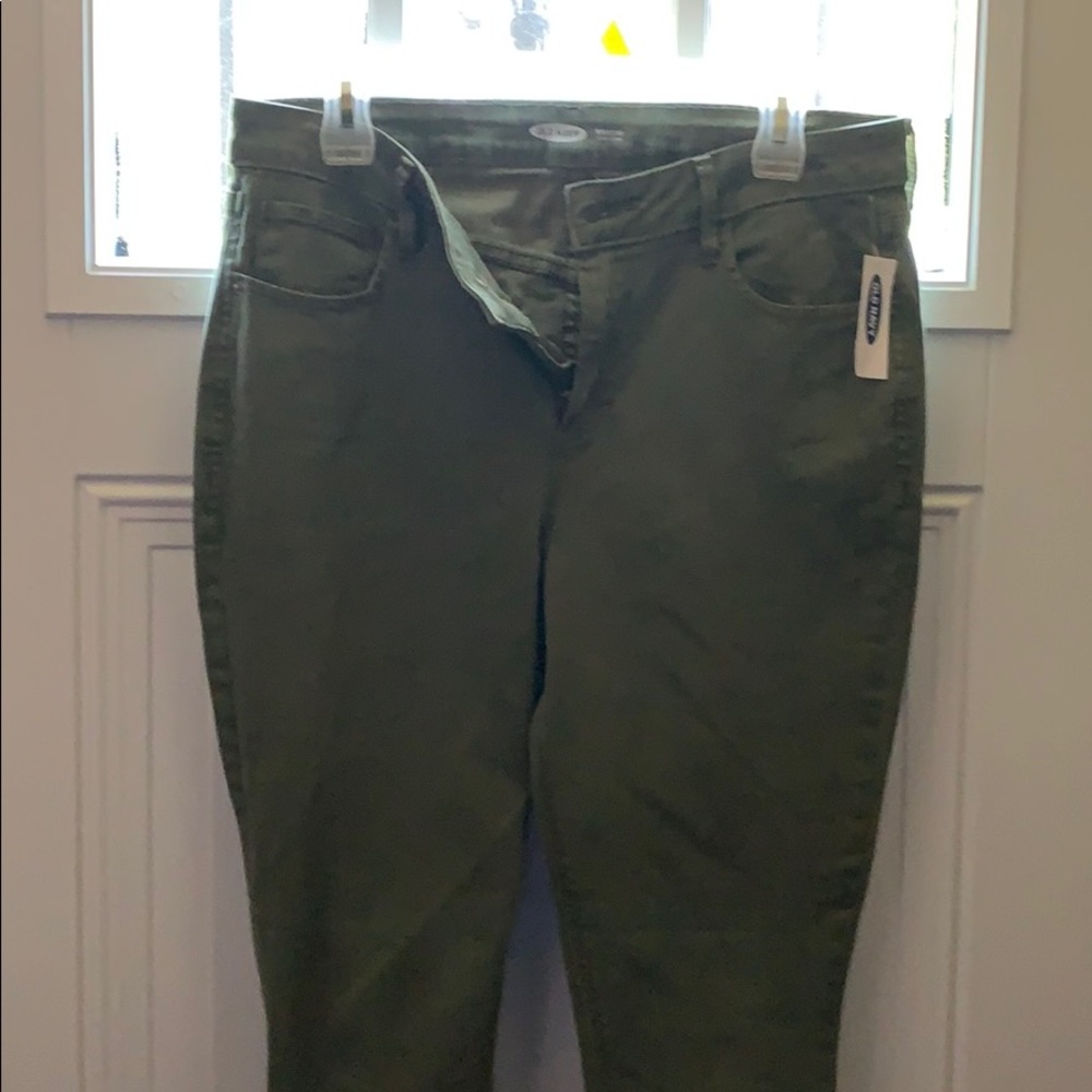 Old navy olive green jeans